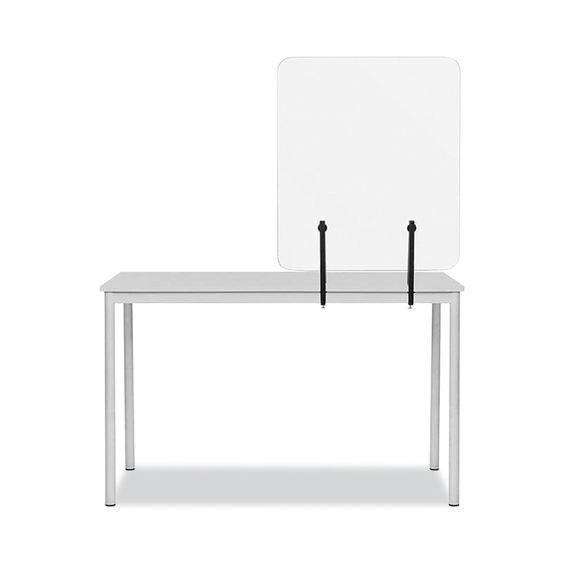 MASTERVISION PROTECTOR SERIES FRAMELESS GLASS DESKTOP DIVIDER 55.1 X 0.16 X 35.4 - Brand New