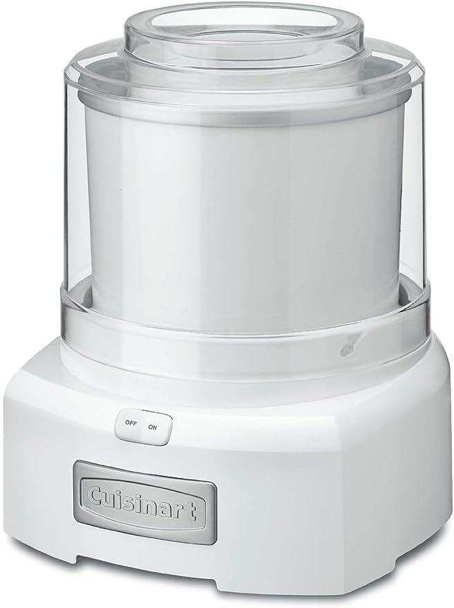 Cuisinart ICE-21FR Frozen Yogurt-Ice Cream and Sorbet Maker 1.5 Quarts - WHITE Like New