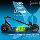 HOVER-1 ALPHA PRON ELECTRIC KICK SCOOTER, 5HR CHARGE, 10 INCH TIRES - BLACK - Like New