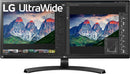 LG 34WL750-B 34 inch 21: 9 UltraWide WQHD IPS Monitor - Black - Like New
