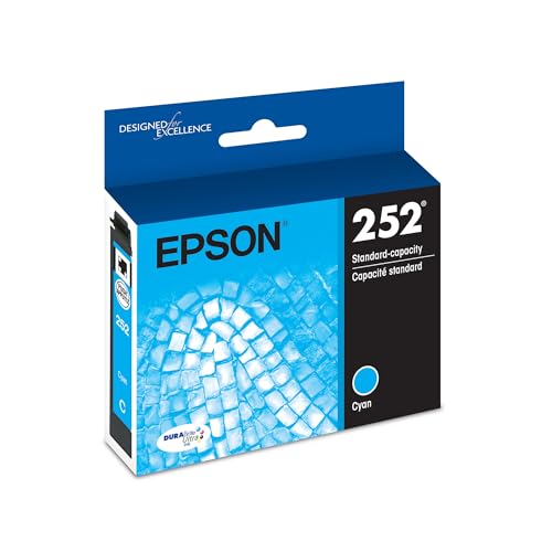 EPSON CYAN DURABRITE ULTRA INK 300 YLD T252220 - NEW - Brand New