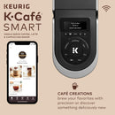 Keurig K-Café SMART Single Serve Coffee Maker 5000365485 - BLACK Like New