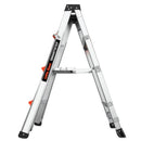 LITTLE GIANT SMARTSTEP 4'-6' MODEL 300 LB RATED ALUMINUM - BLACK /ORANGE - Like New