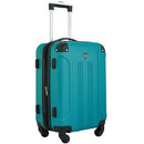 TCL 77993 360 TRAVELERS CLUB CHICAGO HARDSIDE LUGGAGE, 3 PIECE SET - TEAL - Brand New