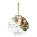CAROTE 11" NONSTICK SAUTE PAN WITH LID COVER, 5QT - WHITE - Brand New
