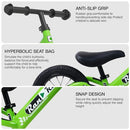 ROYALBABY KIDS BALANCE BIKE ULTRALIGHT DURABLE ALUMINUM 12" - GREEN - Like New