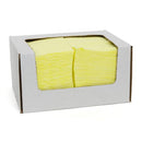 SANIWORKS® OPEN WEAVE DELUXE TOWELS, 13"X21", 1/4 FOLD, 150/CS - YELLOW - Brand New