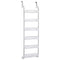 Household Essentials White 6-Tier Basket Over-The-Door Organizer - Like New