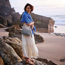 TRAVELON ANTI-THEFT BOHO CLUTCH CROSSBODY - BLACK - Brand New