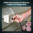 PHILIPS HUE 95W OUTDOOR LOW VOLTAGE CLASS 2 LED POWER SUPPLY UNITS, BLACK - Like New
