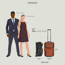 Travel Select Amsterdam 21-Inch Softside Expandable Luggage by Tas69500 Orange - Like New