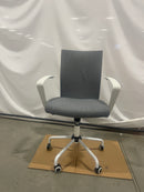EFOMAO MODERN DESK OFFICE CHAIR, BREATHABLE FABRIC HOME OFFICE - Scratch & Dent