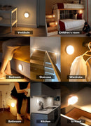 Homelist Motion Sensor Light Indoor, 6 Pack Stair Night Lights, XD030-KJ - White - Like New