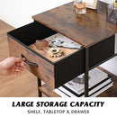 WLIVE Nightstand Small Dresser Bedroom Side Table End Storage Drawer B09SH3SXJ5 - Like New