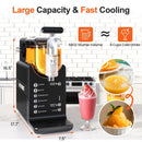 HEYNEMO SINGLE-TANK SLUSHIE MAKER WITH RAPID CHILL,SELF-CLEAN,5 MODE - BLACK - Like New
