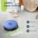 XIEBro 3 in 1 Self-Charging Robot Vacuum and Mop Combo, 1600Pa HR101 - BLUE Like New