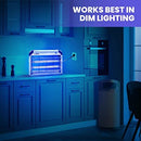 LIBA Electric Bug Zapper, Indoor Insect Killer 2 Extra Replacement Bulbs Silver - Like New