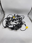 HBN Smart Color String Lights 36ft 18 Sockets 18 Bulbs 9 Colors, YJ-5-18 - Black - Like New
