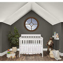 DREAM ON ME NURSERY ESSENTIALS BUNDLE DREAM ON ME ADEN 4-IN-1 MINI CRIB - WHITE - Like New