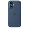 Apple iPhone 16 Silicone Case with MagSafe Camera Control MYY23ZM/A - Denim - Like New