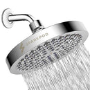 SPARKPOD SHOWER HEAD HIGH PRESSURE RAIN PREMIUM 6 INCH ROUND - CHROME - Like New