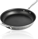 GRANITESTONE 14X LARGE NON STICK FRYING PAN, SKILLET, FAMILY, 7324 - BLACK - Like New