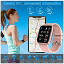 TICKASA ID205S Smart Watch for Women Wristwatch Calorie Sports Smartwatch - Blue - Like New