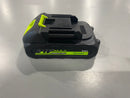 GREENER 21V MAX 2.0A LITHIUM-ION BATTERY (1 ONLY) - BLACK/GREEN - Like New