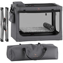 NOAH & PAW COLLAPSIBLE DOG CRATE-XL - GRAY - Like New