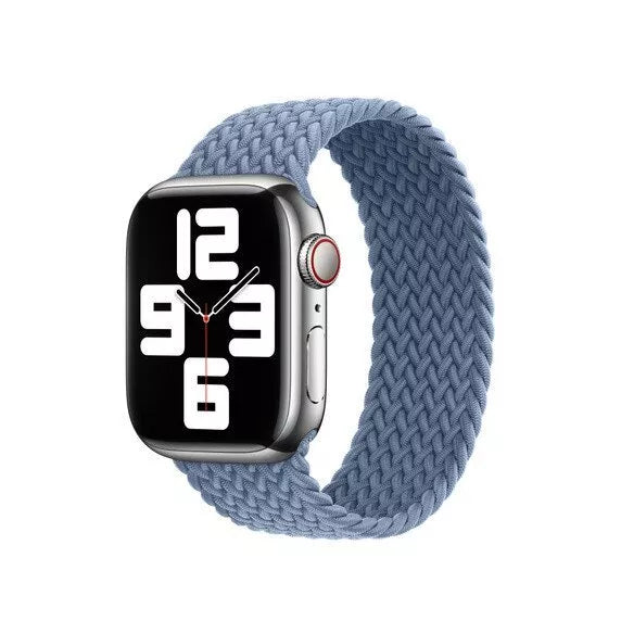 APPLE WATCH BRAIDED SOLO LOOP 41MM - SLATE BLUE - SIZE 8 - SLATE BLUE - Brand New