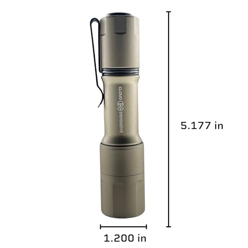 Cloud Defensive MCH HC Dual Fuel 80,000 Candela 1,100 Lumens Flashlight FDE - Like New