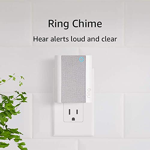 RING CHIME WIRELESS 2ND GEN FOR VIDEO DOORBELLS AND CAMERAS B09L45VFCN - WHITE - Like New