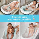 Fisher-Price Baby to Toddler Bath 4-in-1Tub with Backrest 2 Toys Summer Blossoms - Brand New