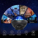 GENERIC 12 IN 1 GALAXY PROJECTOR STAR NIGHT LIGHT AMBIANCE WITH BLUETOOTH, BLACK - Like New