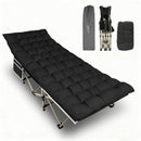 YELLOW JACKET Folding Camping Cot for Adults (600LBS Max Load) - BLACK - Like New