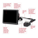 TENDELUX 200FT LONG RANGE IR ILLUMINATOR | BI18 90° LED IR FLOOD LIGHT - BLACK - Like New