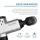 Auris Scaliber Massage Gun Handheld Percussion Pain Relief - Black - Brand New