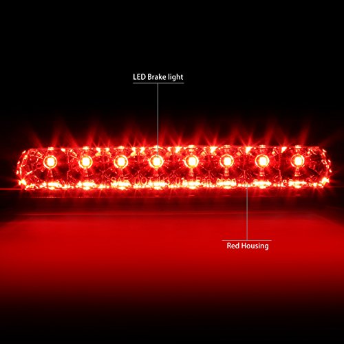 DNA MOTORING 3BL-4RUNNER03-LED-RD Red Lens LED Third Tail Brake Light Like New