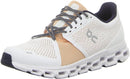 29.99771 ON Running Women's Cloudstratus Sneaker Shoe White/Almond Size 6 - Like New