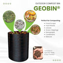 Geobin Compost Bin 246 Gallon Expandable Easy Assembly B010V673AC - Black - Brand New