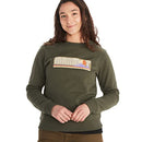 MARMOT WOMEN'S MONTANE CREW SWEATSHIRT WOMEN XL NORI - Brand New