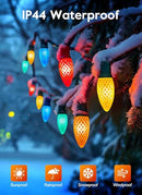 Brightown Christmas Lights 100 Ft LED Commercial Lights Multicolor Strawberry C9 - Like New
