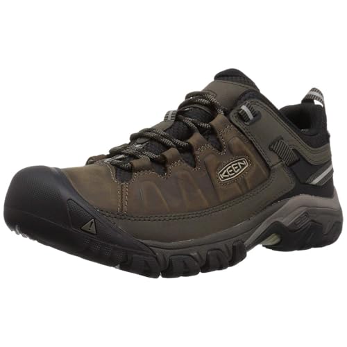 1018597 Keen Men's Targhee 3 Low Height Waterproof Hiking Bungee/Black 10 WIDE - Like New