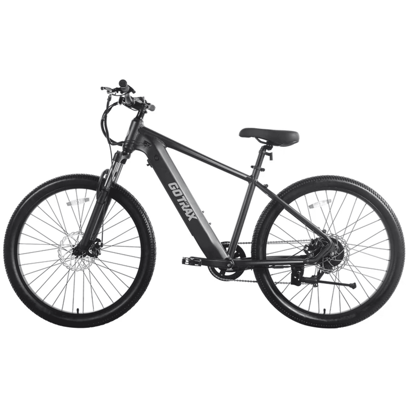 GOTRAX APPROACH 27.5" STEP OVER ELECTRIC MOUNTAIN ADULT BIKE, BLACK - Like New