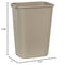 Rubbermaid Commercial Products Deskside Wastebasket/Trash Can - Beige - Like New