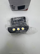 GENERIC LED SOLAR WALL LAMPLIGHTS OUTDOOR FENCE LIGHTS SOLAR WATERPROO - BLACK - Like New