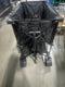 DOUBLE DECKER WAGON LARGE BEACH WAGON BIG WHEELS FOR SAND - BLACK - Like New