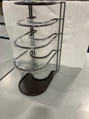 CUISINEL SMART DESIGN HEAVY DUTY 5-TIER PAN RACK ORGANIZER 10X 15.4IN - BRONZE - Like New