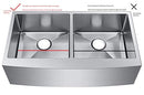 Starstar Kitchen Sink Bottom Grid, Stainless Steel, 30" x 17" B01FZPYHDU - NEW - Brand New