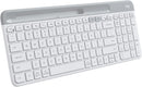 LOGITECH MULTI-DEVICE SLIM WIRELESS KEYBOARD - PALE GRAY - Like New